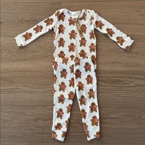 Spearmint Love Gingerbread PJ 100% organic cotton Size 18-24 months New w/ tags
